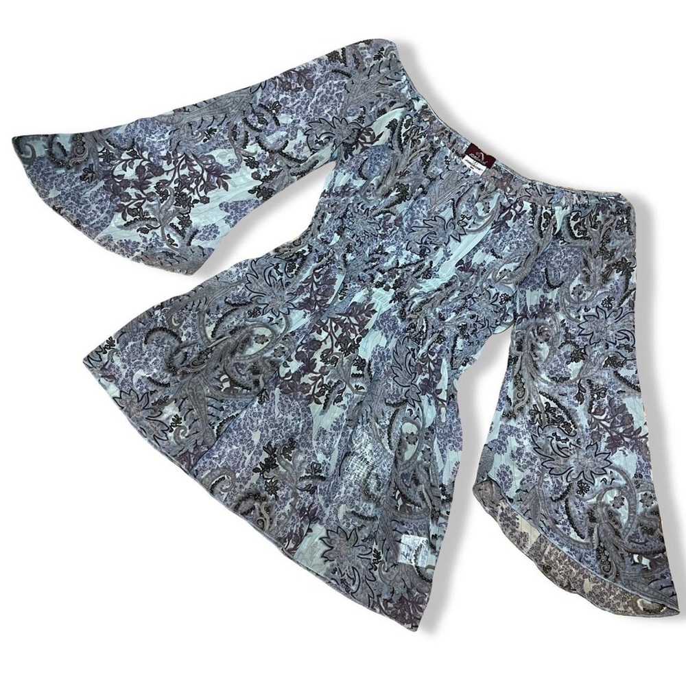 Y2K blue jordache blouse